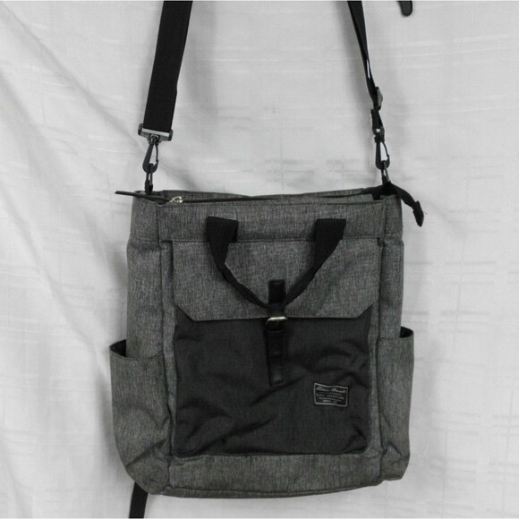 Eddie Bauer Diaper Bag First Adventure Mercer Convertible Backpack Gray - Picture 1 of 5